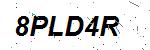 CAPTCHA verification image containing distorted text characters