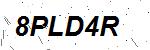 CAPTCHA verification image containing distorted text characters