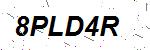 CAPTCHA verification image containing distorted text characters