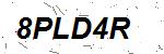CAPTCHA verification image containing distorted text characters