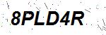 CAPTCHA verification image containing distorted text characters