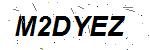 CAPTCHA verification image containing distorted text characters