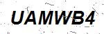 CAPTCHA verification image containing distorted text characters
