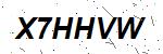 CAPTCHA verification image containing distorted text characters