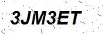CAPTCHA verification image containing distorted text characters