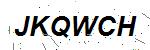 CAPTCHA verification image containing distorted text characters
