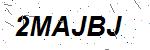 CAPTCHA verification image containing distorted text characters