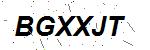 CAPTCHA verification image containing distorted text characters