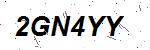 CAPTCHA verification image containing distorted text characters