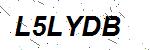 CAPTCHA verification image containing distorted text characters