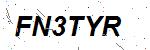 CAPTCHA verification image containing distorted text characters