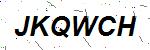 CAPTCHA verification image containing distorted text characters