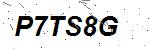 CAPTCHA verification image containing distorted text characters