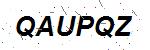 CAPTCHA verification image containing distorted text characters