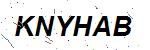 CAPTCHA verification image containing distorted text characters