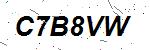 CAPTCHA verification image containing distorted text characters