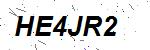 CAPTCHA verification image containing distorted text characters