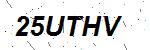 CAPTCHA verification image containing distorted text characters