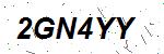 CAPTCHA verification image containing distorted text characters