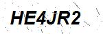 CAPTCHA verification image containing distorted text characters