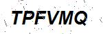 CAPTCHA verification image containing distorted text characters