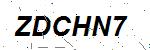 CAPTCHA verification image containing distorted text characters