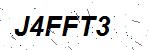 CAPTCHA verification image containing distorted text characters