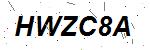 CAPTCHA verification image containing distorted text characters