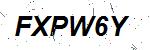 CAPTCHA verification image containing distorted text characters