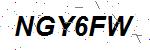 CAPTCHA verification image containing distorted text characters