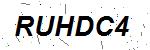CAPTCHA verification image containing distorted text characters