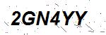 CAPTCHA verification image containing distorted text characters