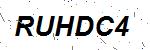 CAPTCHA verification image containing distorted text characters
