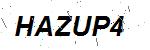 CAPTCHA verification image containing distorted text characters
