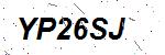 CAPTCHA verification image containing distorted text characters