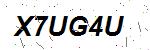 CAPTCHA verification image containing distorted text characters