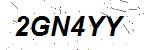 CAPTCHA verification image containing distorted text characters