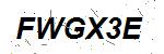 CAPTCHA verification image containing distorted text characters