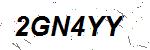 CAPTCHA verification image containing distorted text characters