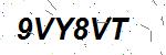 CAPTCHA verification image containing distorted text characters