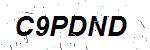 CAPTCHA verification image containing distorted text characters