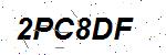 CAPTCHA verification image containing distorted text characters