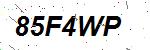 CAPTCHA verification image containing distorted text characters