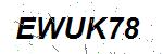 CAPTCHA verification image containing distorted text characters
