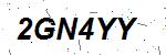CAPTCHA verification image containing distorted text characters