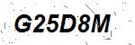 CAPTCHA verification image containing distorted text characters