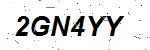 CAPTCHA verification image containing distorted text characters