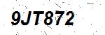 CAPTCHA verification image containing distorted text characters