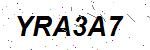 CAPTCHA verification image containing distorted text characters