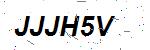 CAPTCHA verification image containing distorted text characters